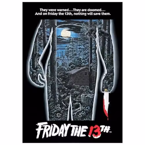 FaNaTtik Friday the 13th Limited Edition A3 Art Print, Multicolour and Black, W: 29.7 cm, H: 42.0 cm – 4