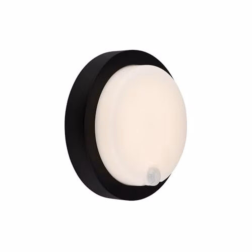 Briloner Black LED Outdoor Wall Light with Motion and Dusk Sensor, Rechargeable Battery, Warm White, D/H: 55 x 17 cm – 5