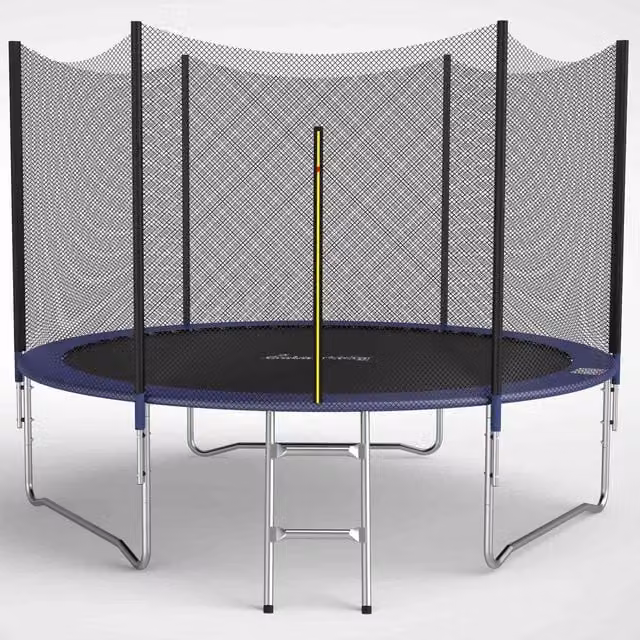 GALACTICA 10ft Trampoline Set with Safety Net, Blue