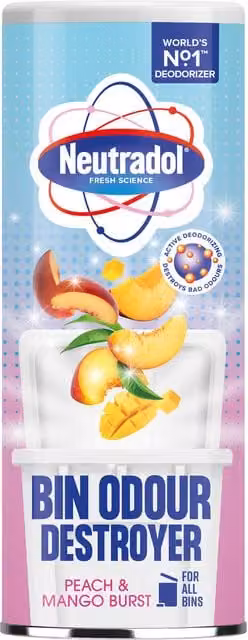 Neutradol Bin Odour Destroyer Peach and Mango Burst Multicolour