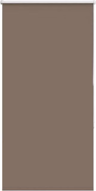 Berkfield Home Blackout Roller Blind, Brown Polyester, W: 70 cm, H: 150 cm