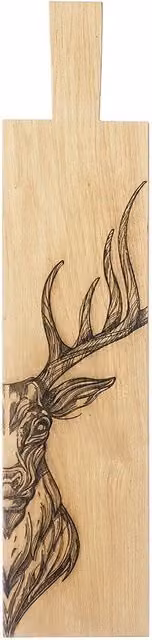 Selbrae House Scandi Stag Oak Serving Paddle in Light Brown – 1