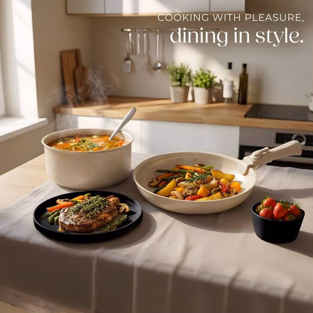 tectake Kitchen Starter Set Una/Genua Multicolour – 6