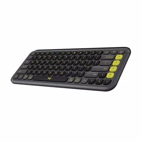 Logitech Pop Icon Keys Wireless Bluetooth Keyboard - Black, Grey and Green – 2