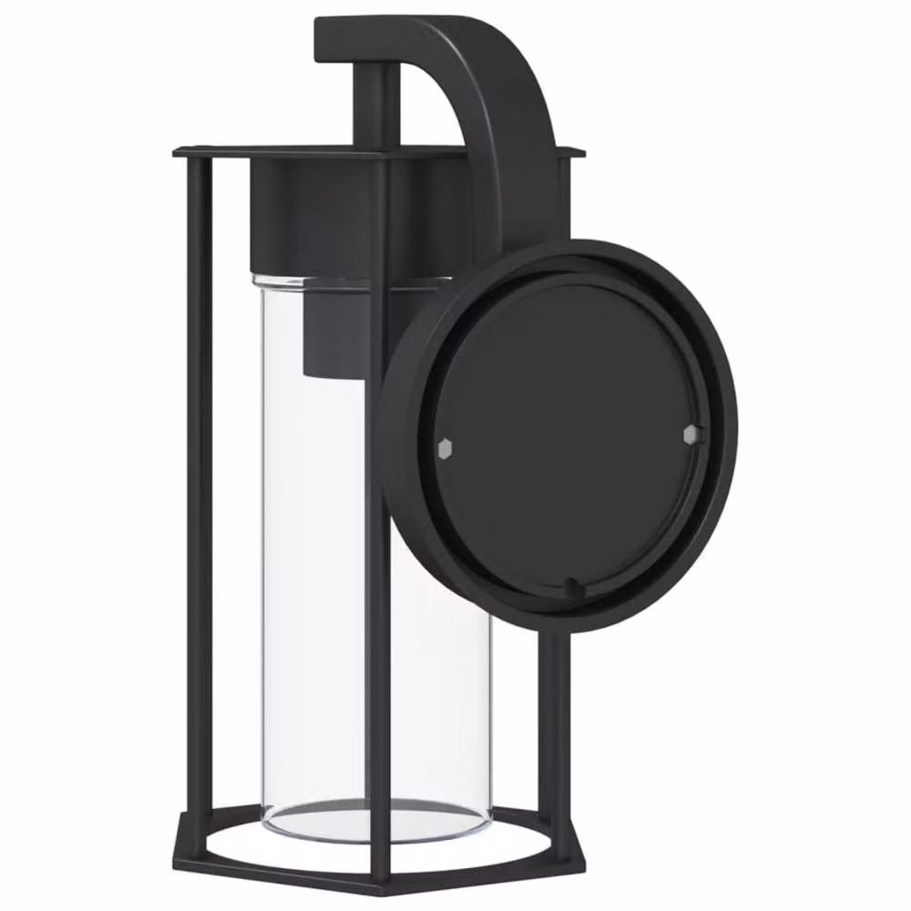 Berkfield Home Black Stainless Steel Outdoor Wall Lanterns, 2 Pack – 4