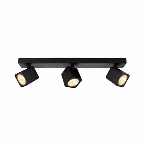 Netlighting Aveiro Modern LED Ceiling Spotlight Bar in Black, 4000K – 1