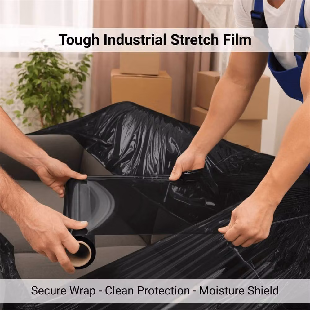 Nordara 6 Pack Black Pallet Wrap Shrink Film, Width: 40 cm, Length: 150 m – 2