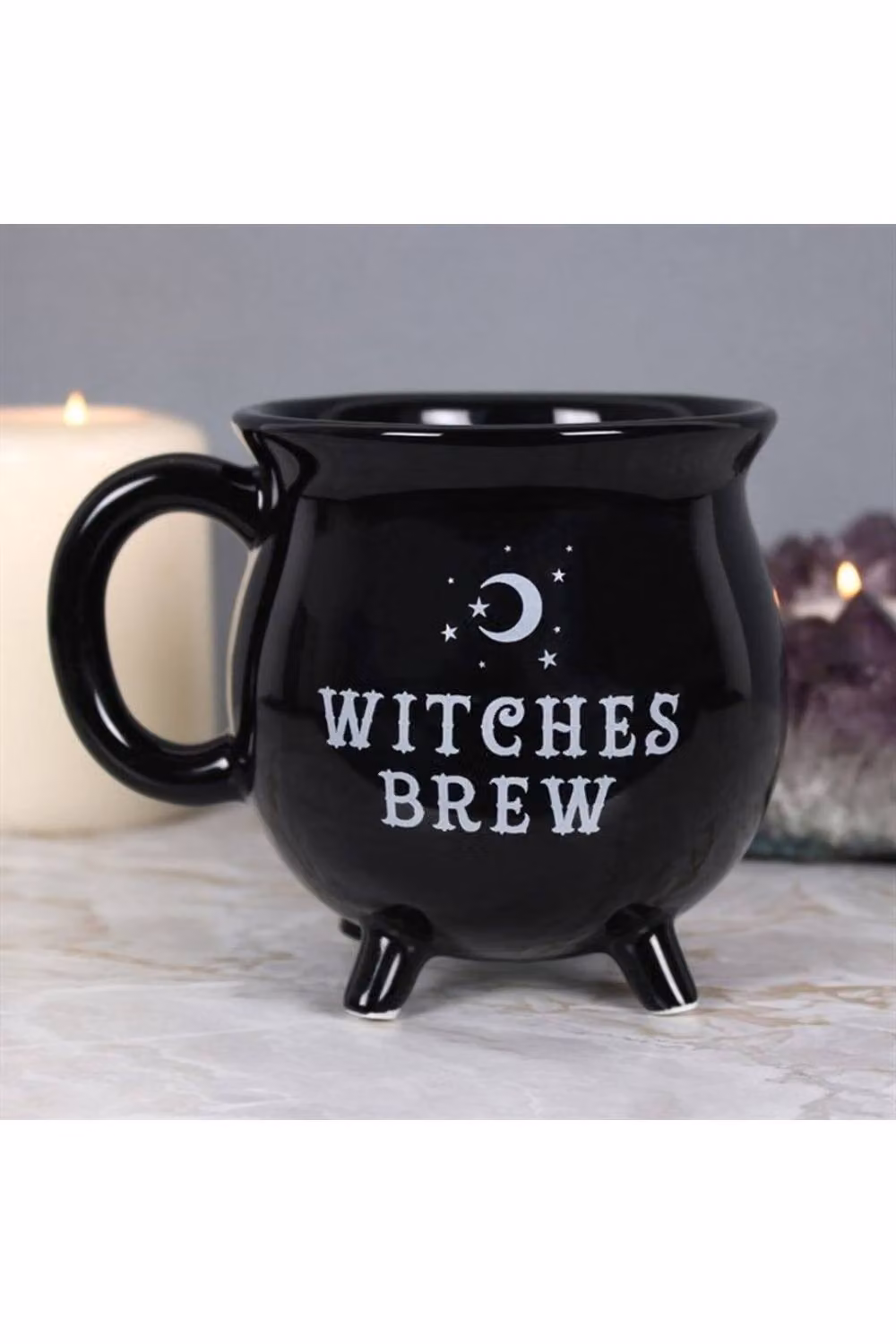 KDMD Witches Brew Cauldron Mug in Black Bone China – 2