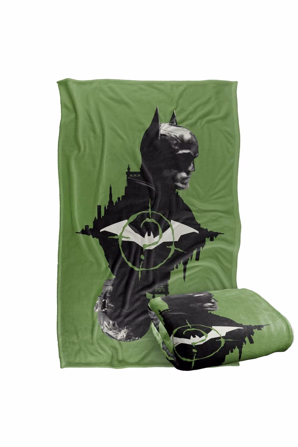 Warner Bros. The Batman (2022) The Batman and The Riddler Multicolour Silky Touch Polyester Blanket, Large – 2