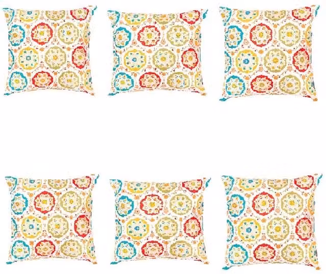 Gardenista Samarkand Water Resistant Outdoor Printed Scatter Cushion in Multicolour