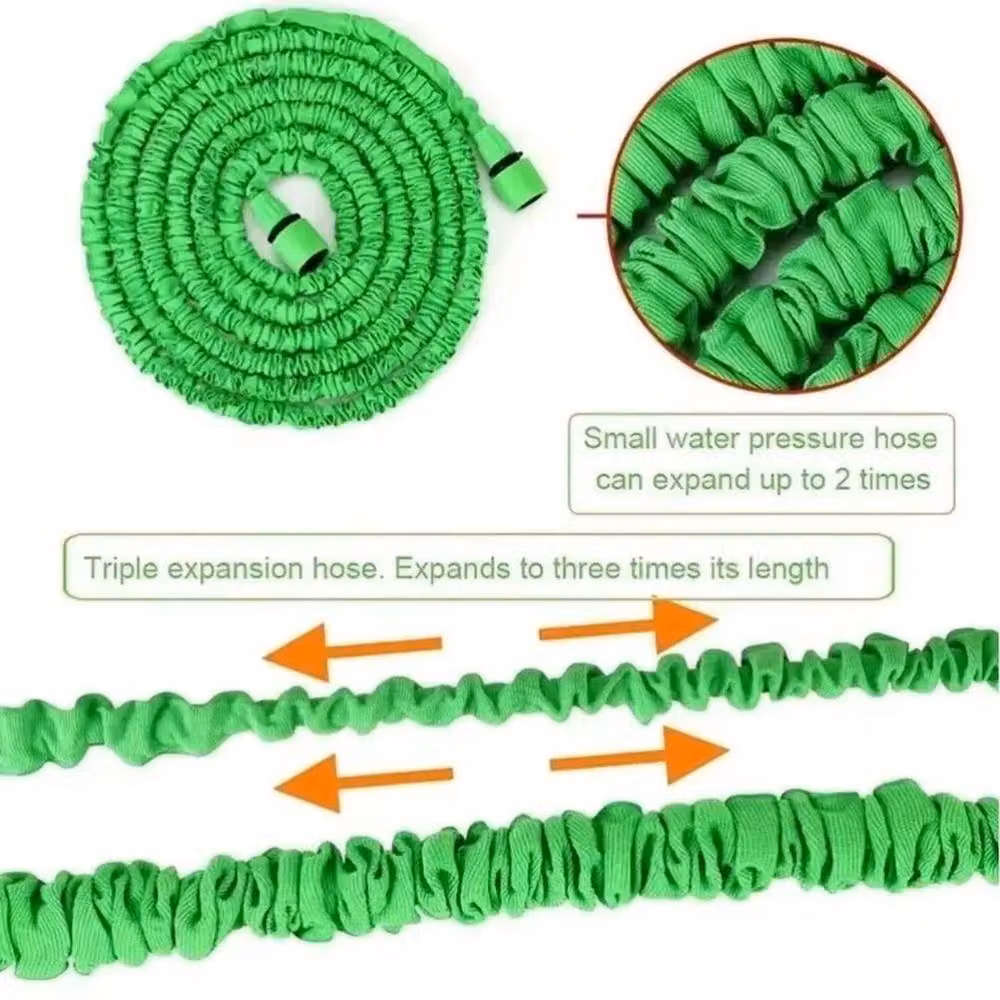 FLAVORA Green Expandable Magic Garden Hose Pipe, 7.5m – 4