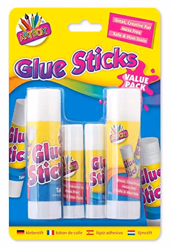 ArtBox Multicolour Glue Stick Pack of 2