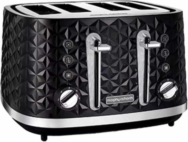 Morphy Richards Vector 4-Slice Toaster - Black
