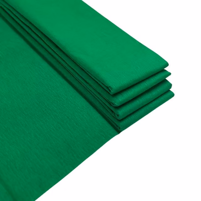 Janrax Stretch Craft Crepe Paper Sheet, Dark Green, W: 50 cm, H: 200 cm