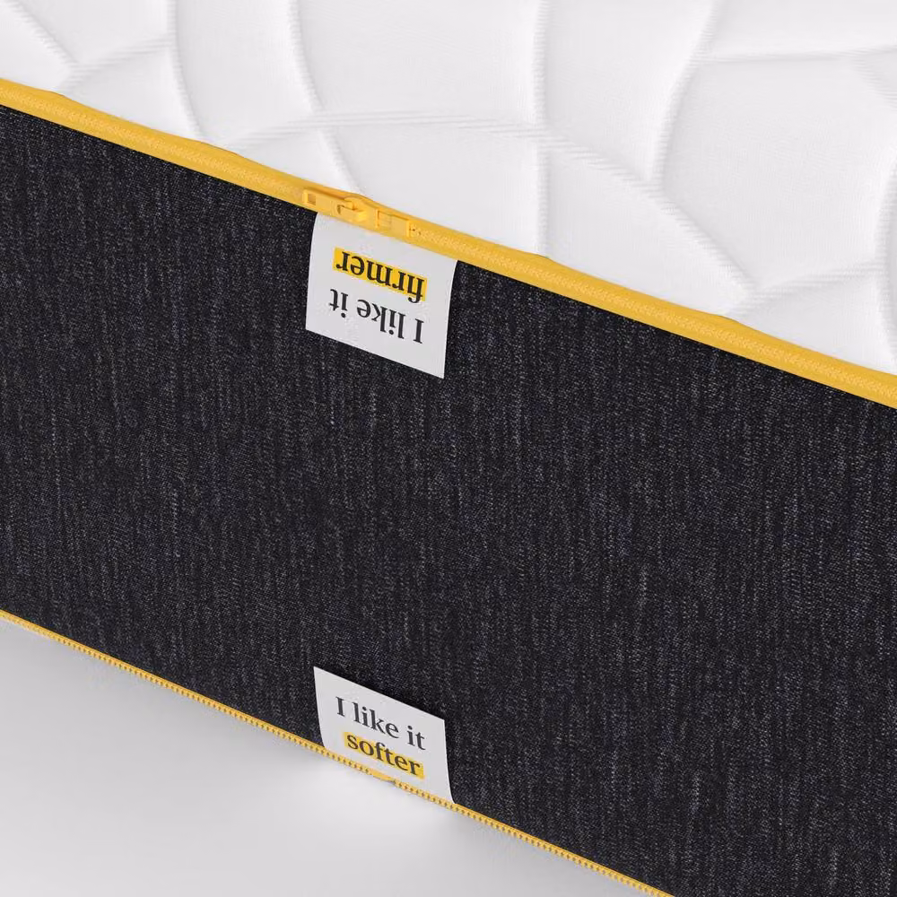 Eve The Wunderflip Ultimate Hybrid Sleep Mattress in White, W/D/H: 180 x 200 cm – 2