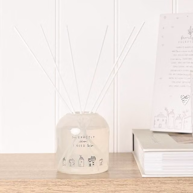 Moments Where I Need To Be Reed Diffuser, 200ml, Clear Glass
