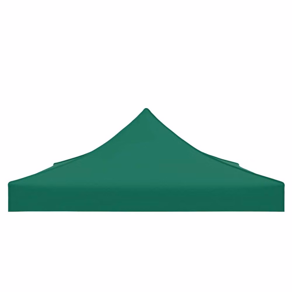 Berkfield Home Green PVC-Coated Polyester Party Tent Roof, W: 4 m, D: 3 m – 3