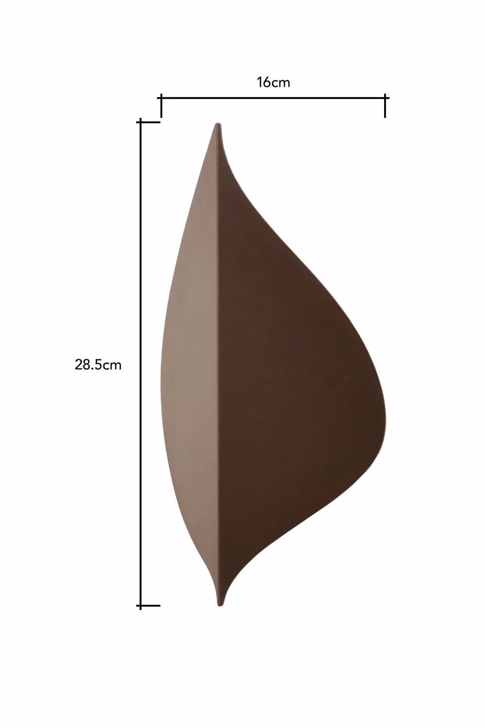 BHS Lighting Lesley LED Leaf Style Outdoor Wall Light in Brown – 3