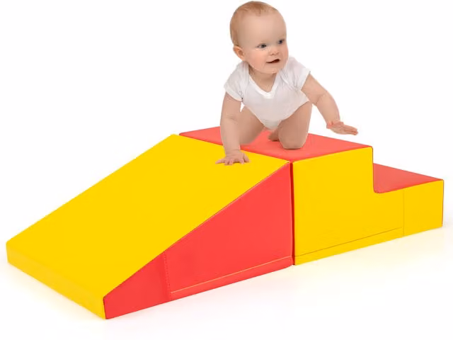 Costway Toddler Soft Play Foam Set in Red