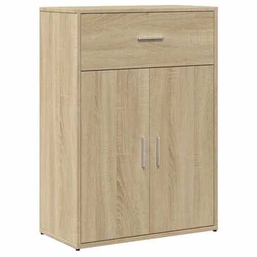 vidaXL Modern Sideboard in Sonoma Oak, W/D/H: 60 x 30 x 84 cm – 1