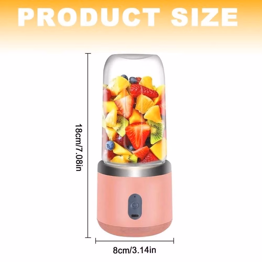 NESTLUNE Portable Blender Smoothie Maker in Pink – 2