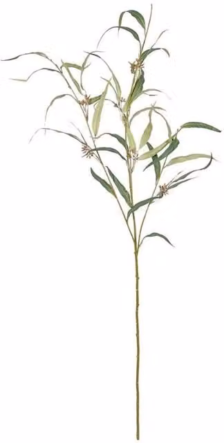 KDMD Green Botanica Willow Eucalyptus Floral Decor, 2 Pack, Height: 116 cm