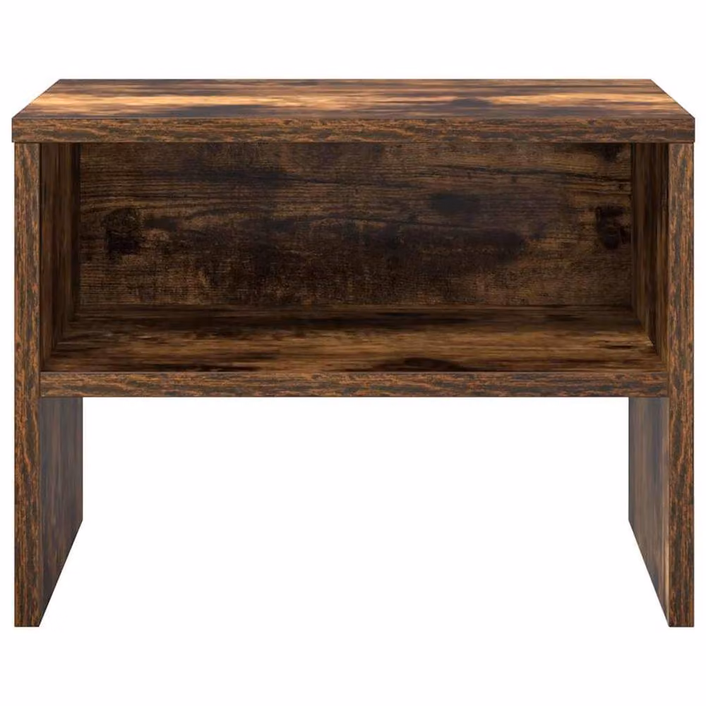 Berkfield Home Bedside Cabinet in Smoked Oak Brown, W/D/H: 40 x 30 x 30 cm – 3
