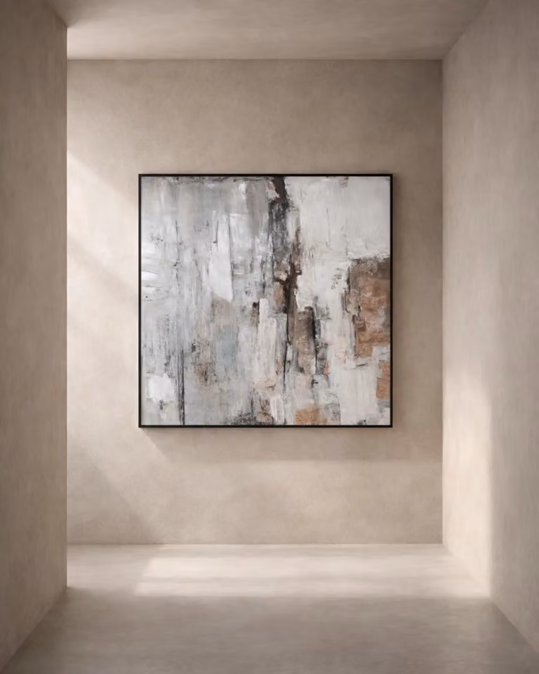 Riotus Abstract Modern Painting Reproduction by Tommy Franks in Multicolour