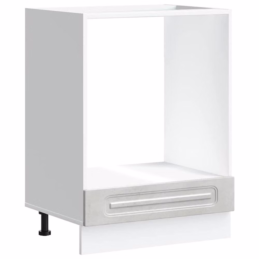 Berkfield Home Kalmar Freestanding Oven Cabinet in Concrete Grey Engineered Wood