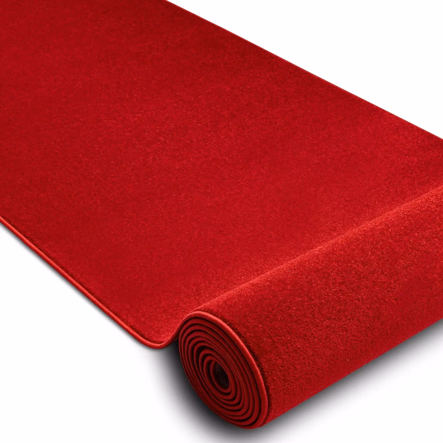 RugsX Karmel Plain Red Rectangular Runner, W: 200 cm, L: 320 cm – 2
