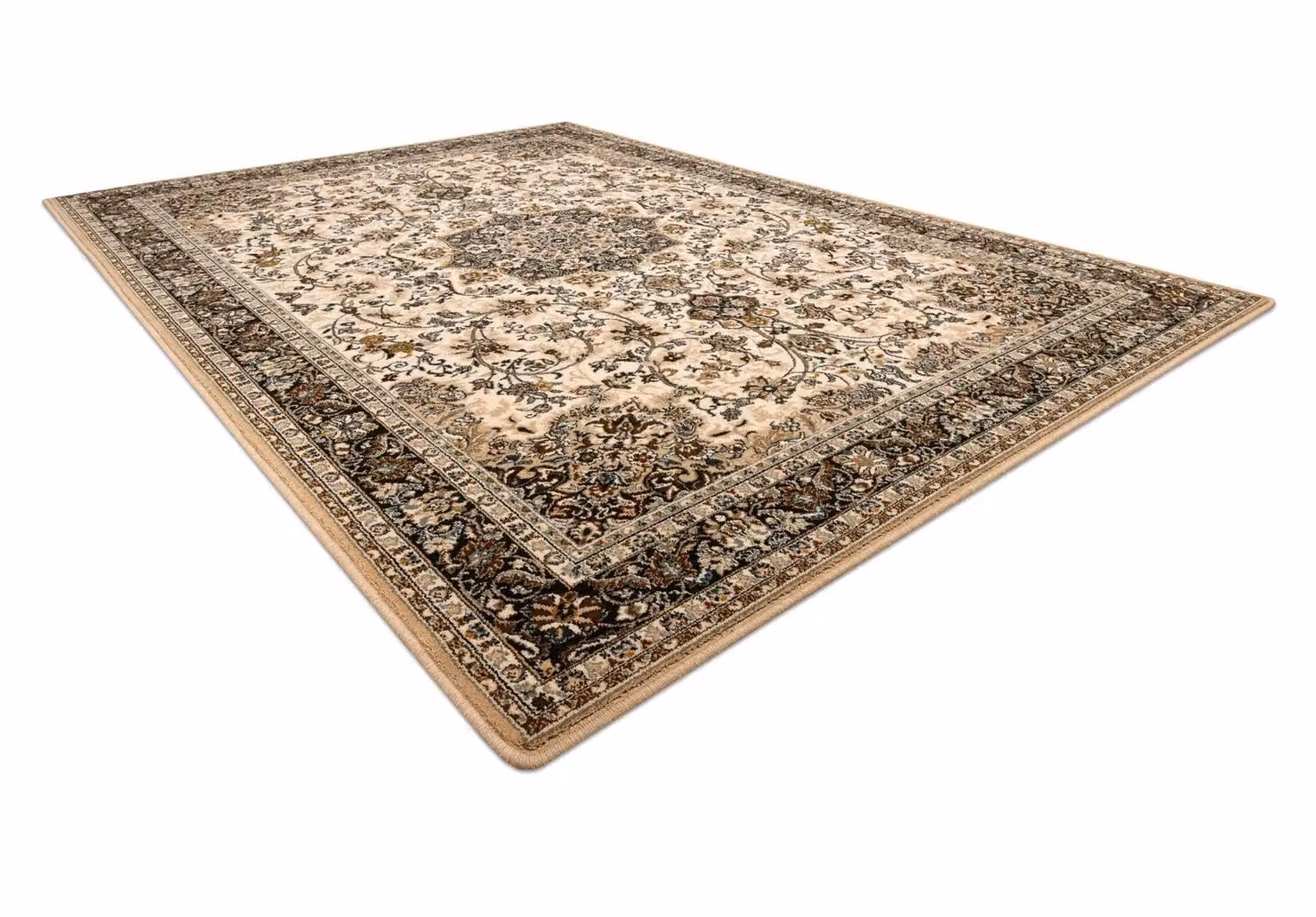 RugsX Polonia Wool Vintage Rug in Brown, W: 66 cm, L: 100 cm – 2