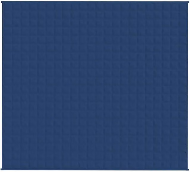 Berkfield Home Blue Weighted Blanket for Adults, W: 200 cm, D: 225 cm, 9 kg – 1