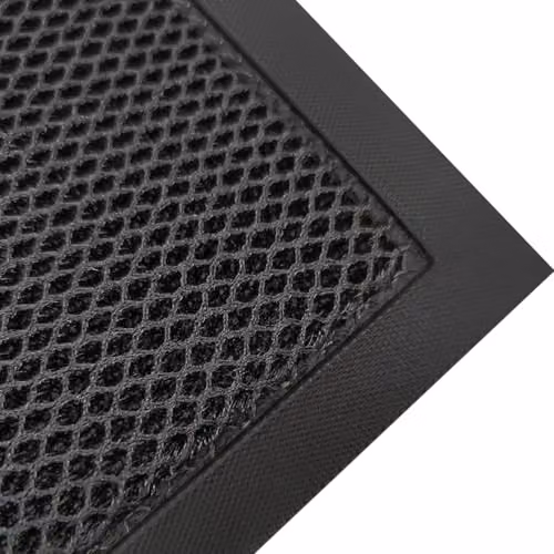 Nicoman Black 3D Mesh Anti-Slip Doormat, W: 90 cm, D: 60 cm – 7