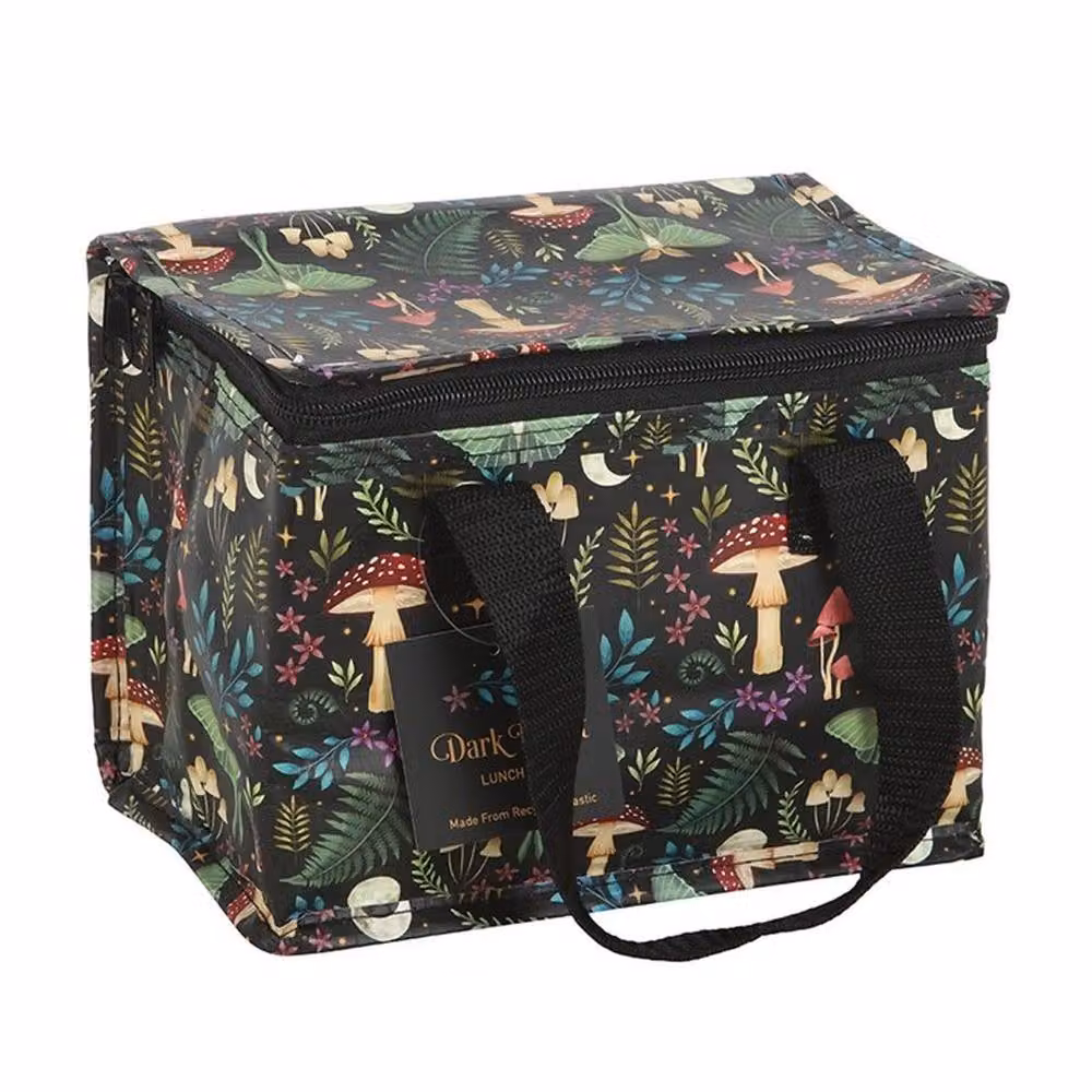 Uniqueful Dark Forest Print Fabric Lunch Bag in Multicolour – 3