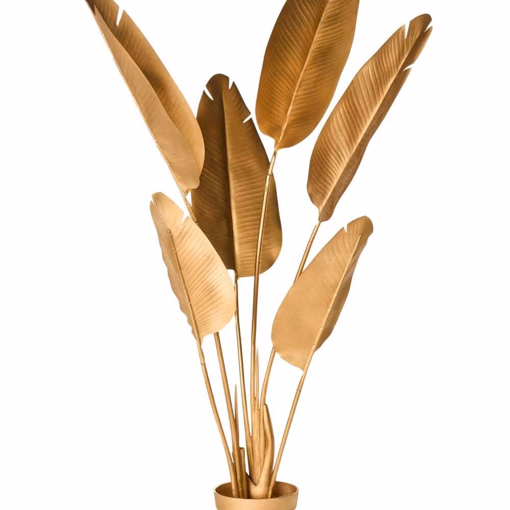 Wyld and Coco Gold Artificial Potted Banana Tree, Height: 123 cm – 2