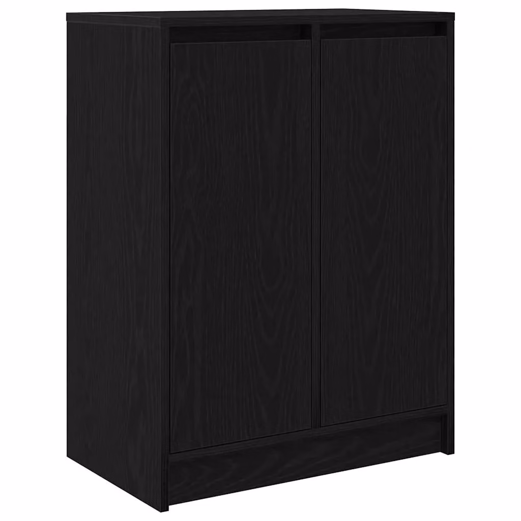 Berkfield Home Black Oak Sideboard, W/D/H: 57 x 34 x 76 cm – 2