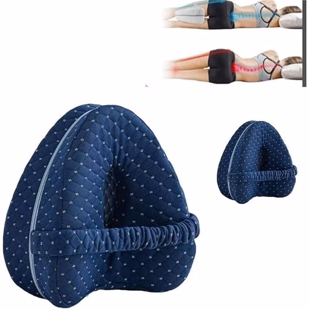 VOGREX Orthopedic Memory Foam Wedge Leg Pillow for Adults, Blue – 4