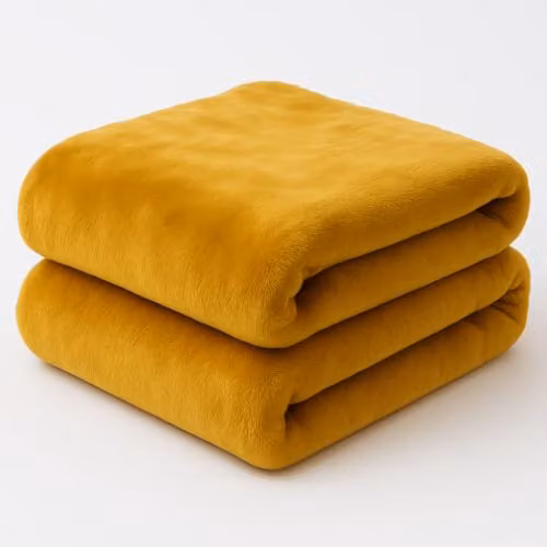 Dreamcatcher Luxury Faux Fur Polyester Throw Blanket in Gold, W/D: 160 x 130 cm – 5