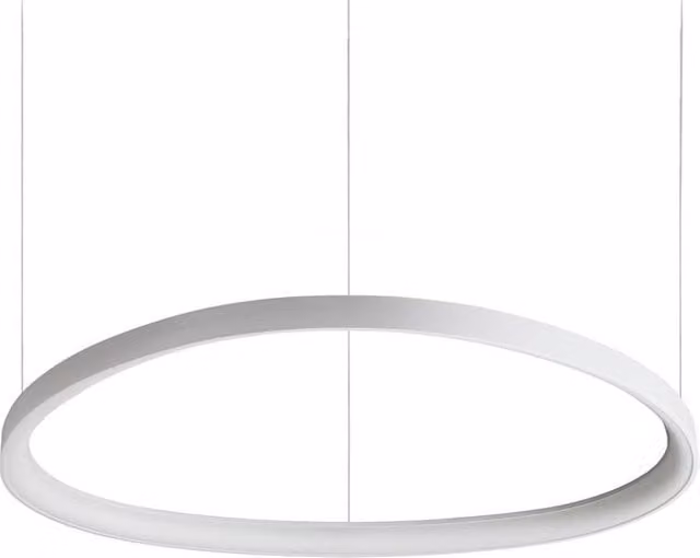 Netlighting Gemini Integrated LED Pendant Ceiling Light, White, 6600lm, 4000K, Dimmable