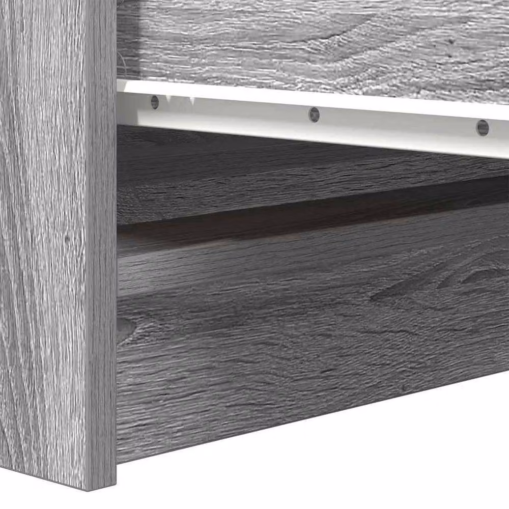 Berkfield Home Grey Sonoma Sideboard in Engineered Wood, W/D/H: 100 x 35 x 99 cm – 2