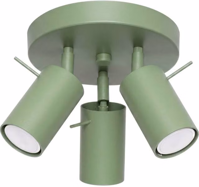 Sollux Lighting Modern Ring Ceiling Lamp in Green, W/D/H: 14.5 x 25.7 x 25.7 cm – 1