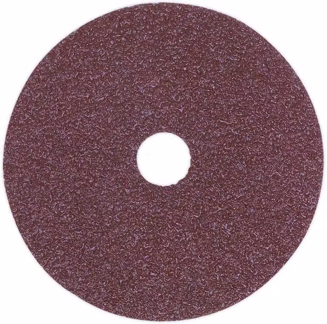 Loops 25 Pack 115mm Fibre Backed Sanding Discs, 36 Grit Aluminium Oxide Round Sheets for Wood, Metal and Paint