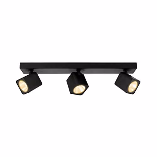 Netlighting Aveiro Modern LED Ceiling Spotlight Bar in Black, 4000K