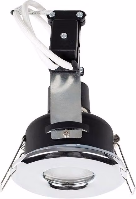 ValueLights MiniSun Chrome GU10 Recessed IP65 Downlight for Bathrooms