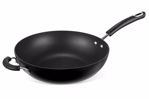 Circulon Total Induction Non Stick Wok, Black, Diameter: 30 cm