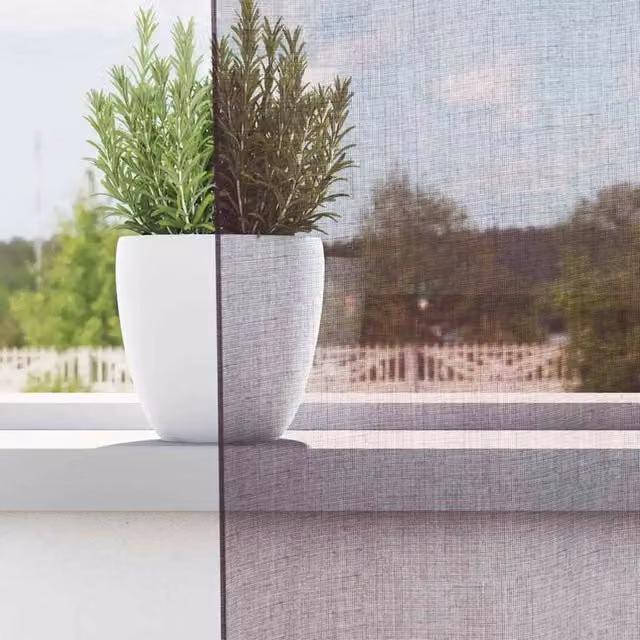 Berkfield Home Purple Voile Fabric Curtains with Eyelets, 2 Pack, W: 140 cm, H: 245 cm