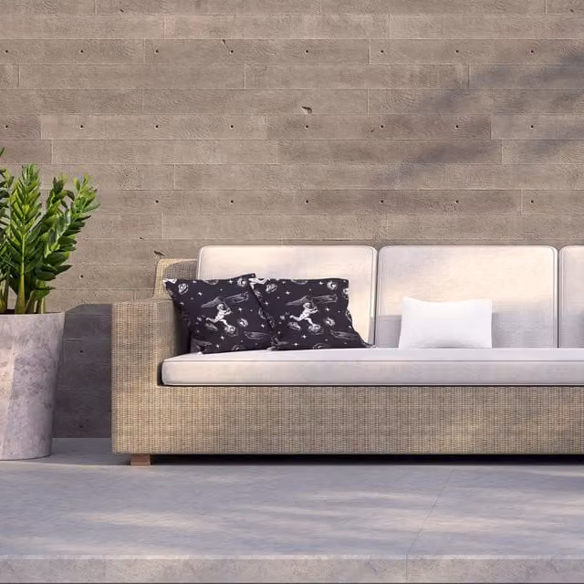 Benjamin Tate Design LTD Astronaut Catches A Comet Outdoor Cushion, Black, W: 60 cm, D: 60 cm, H: 1 cm
