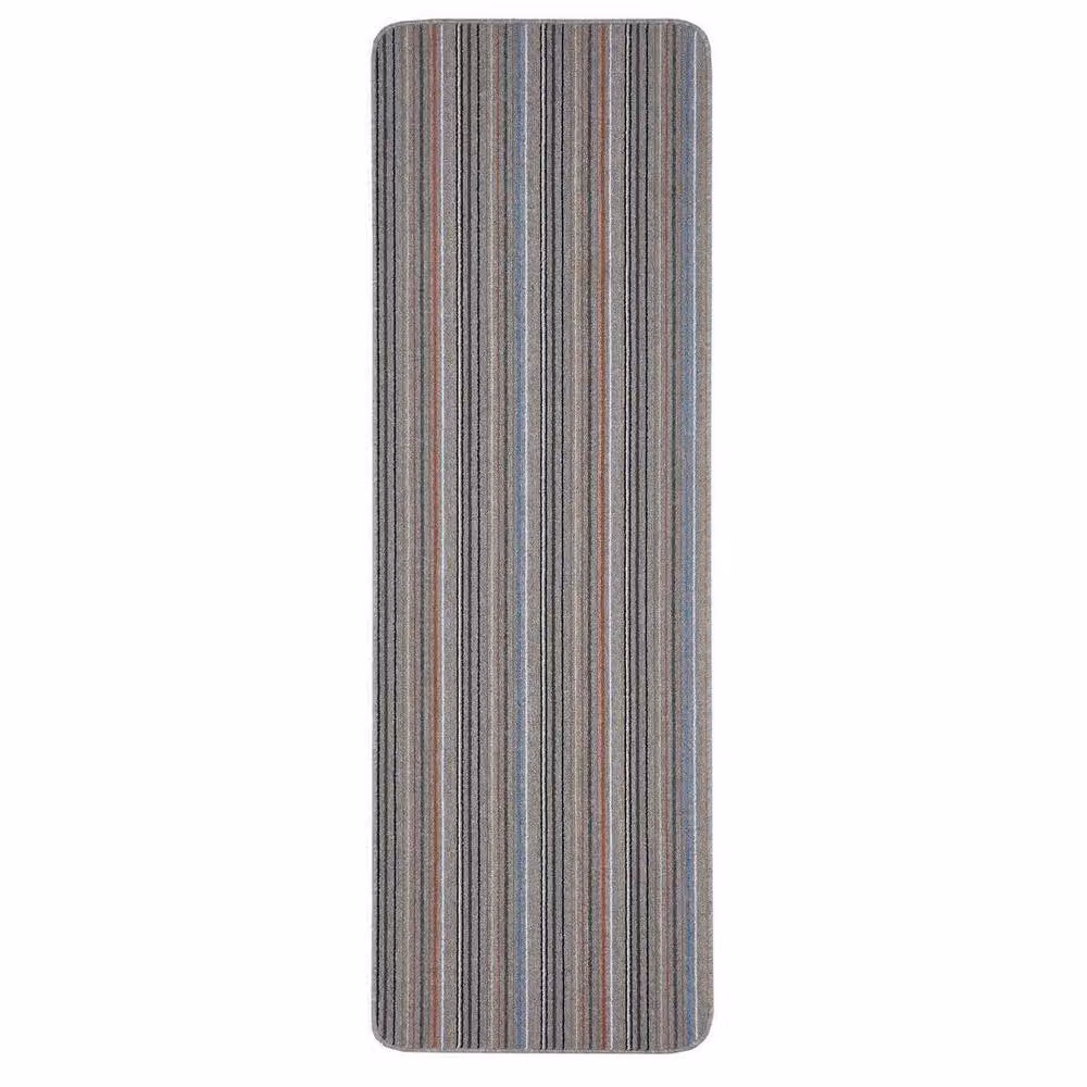 The Rug Shop UK Grey Clay Machine Washable Anti-Slip Polypropylene Floor Mat, W: 67 cm x L: 200 cm – 2