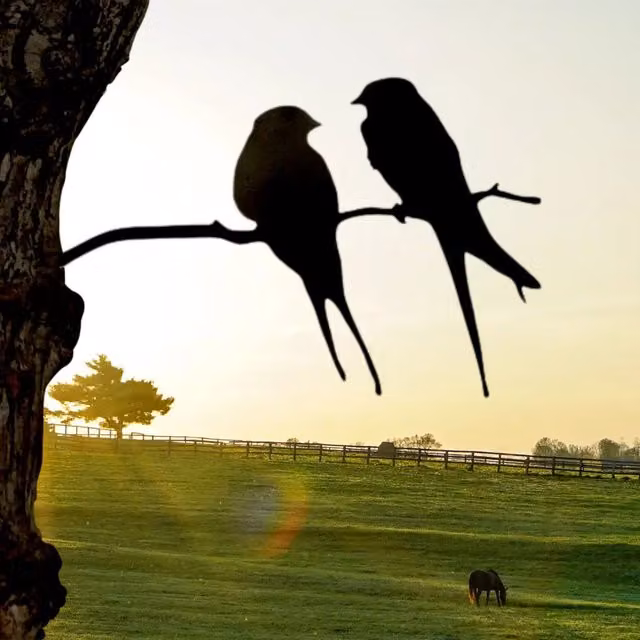 Marco Paul Bird Silhouette Metal Hanging Shooting Target for Airgun Practice in Black – 1