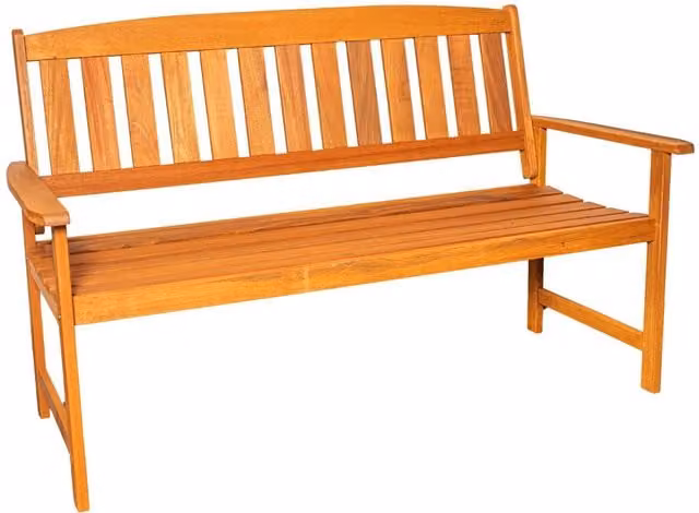 Samuel Alexander Classic Wooden Garden Bench in Brown